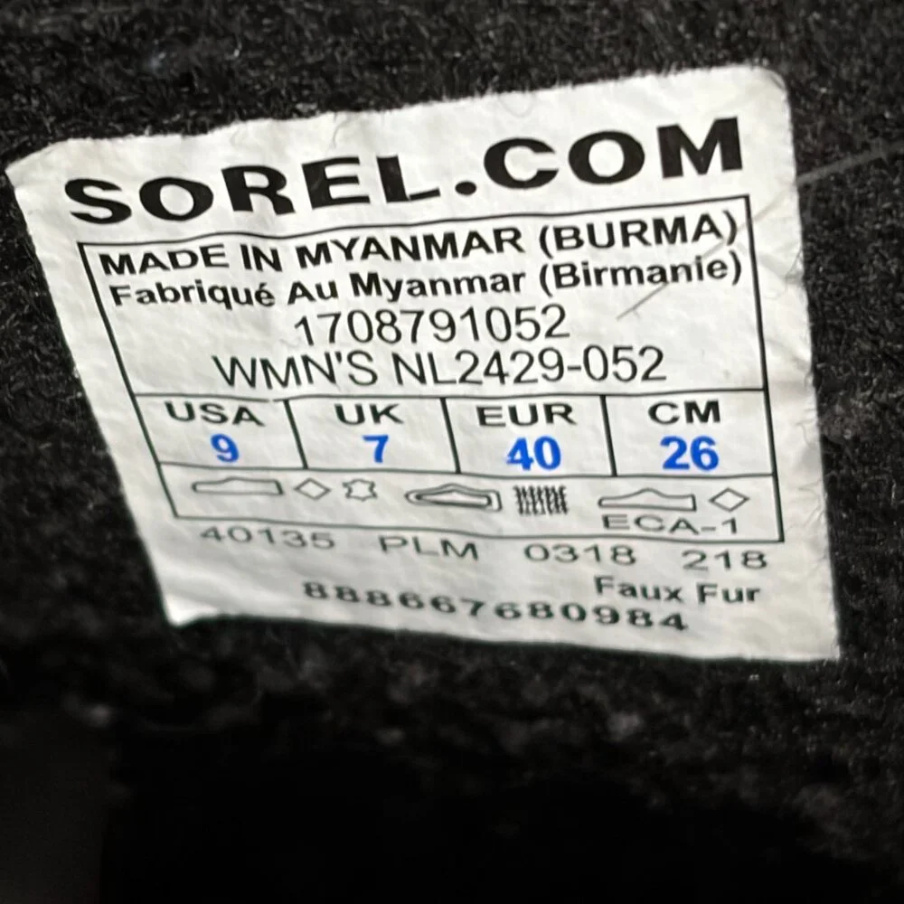 Sorel Joan of Arctic Women's Gray Fur Lined Winter Waterproof‎ Boots